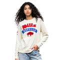 NFL BUFFALO BILLS BEST OF WOMEN'S STANDARD FLC CREWNECK (EGGSHELL)