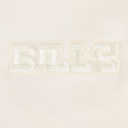 NFL BUFFALO BILLS JOSH ALLEN #17 NEUTRAL PNN WOMEN'S FLC CREWNECK (EGGSHELL)