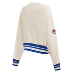 NFL BUFFALO BILLS RETRO CLASSIC CHANDAIL À COL ROND POUR FEMME (COQUILLE D'ŒUF/BLEU ROYAL)