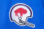 NFL BUFFALO BILLS RETRO CLASSIC CHANDAIL À COL ROND POUR FEMME (BLEU ROYAL/ROUGE)