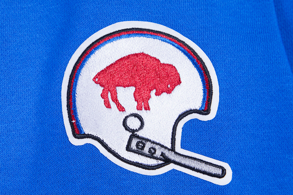 NFL BUFFALO BILLS RETRO CLASSIC CHANDAIL À COL ROND POUR FEMME (BLEU ROYAL/ROUGE)