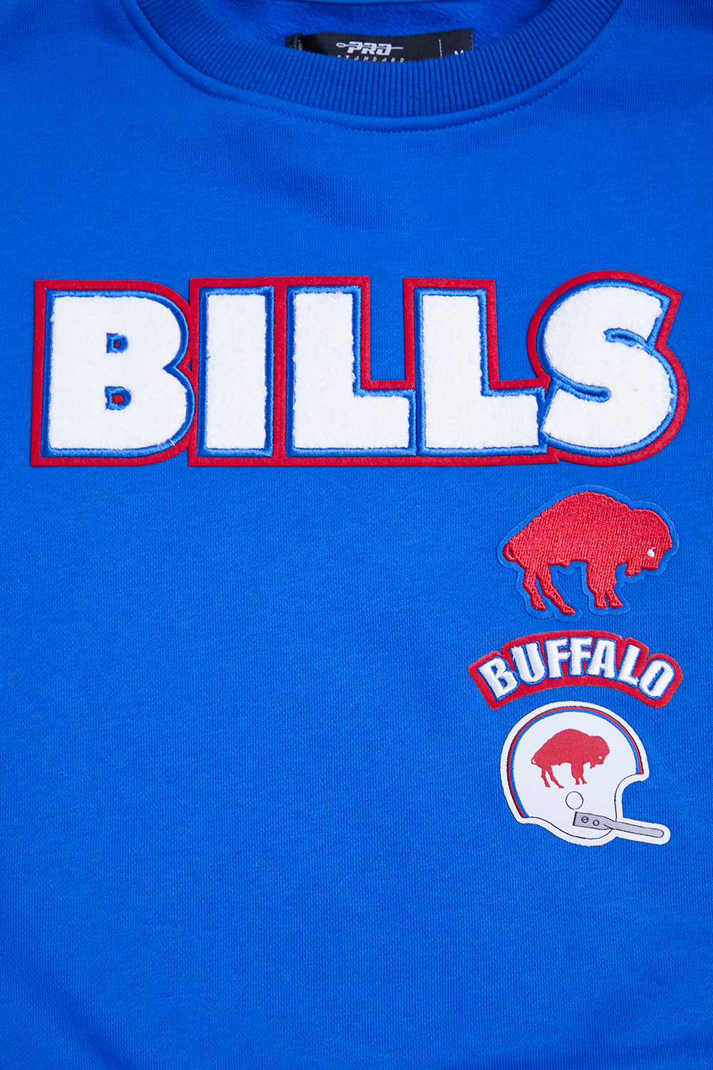 NFL BUFFALO BILLS RETRO CLASSIC CHANDAIL À COL ROND POUR FEMME (BLEU ROYAL/ROUGE)