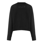 NFL BUFFALO BILLS TRIPLE BLACK WOMEN'S FLC CREWNECK (TRIPLE BLACK WOMEN'S)