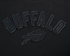 NFL BUFFALO BILLS TRIPLE BLACK WOMEN'S FLC CREWNECK (TRIPLE BLACK WOMEN'S)