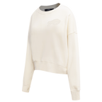 NFL BUFFALO BILLS NEUTRAL WOMEN'S CREWNECK (EGGSHELL)