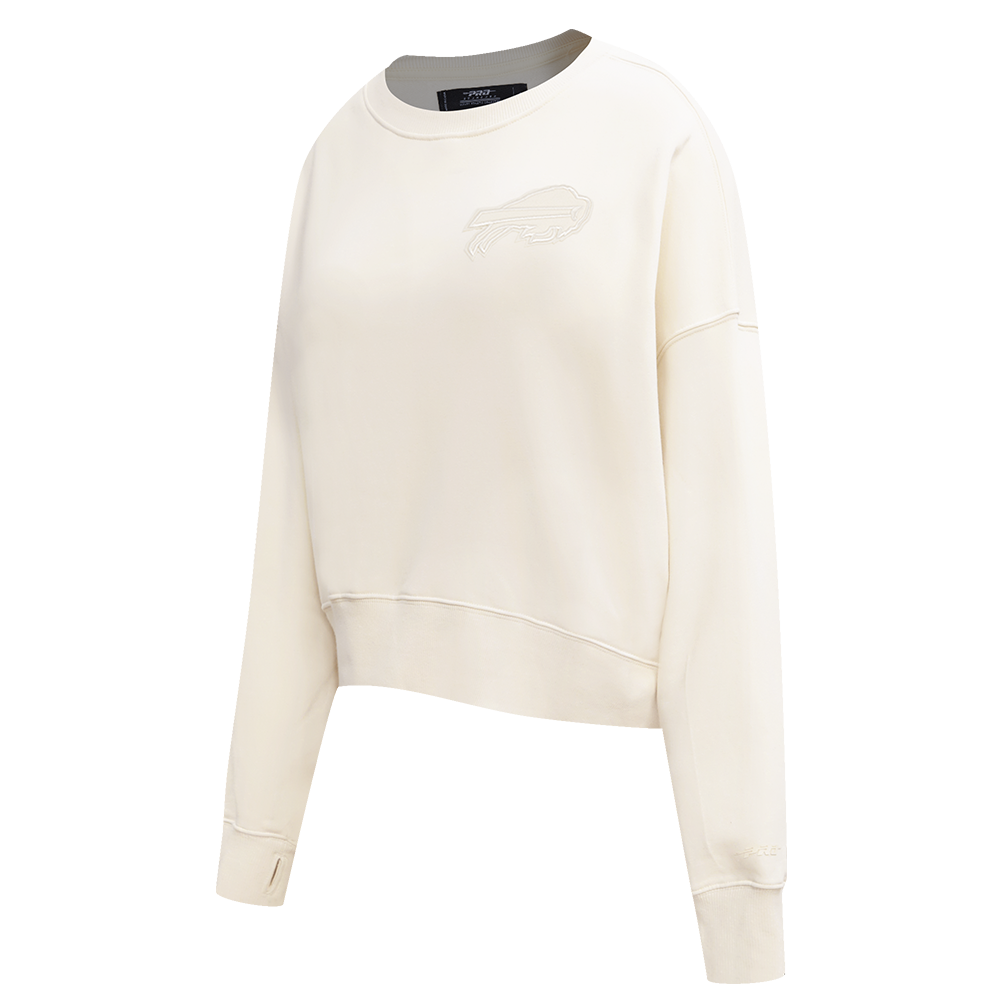 NFL BUFFALO BILLS NEUTRAL WOMEN'S CREWNECK (EGGSHELL)