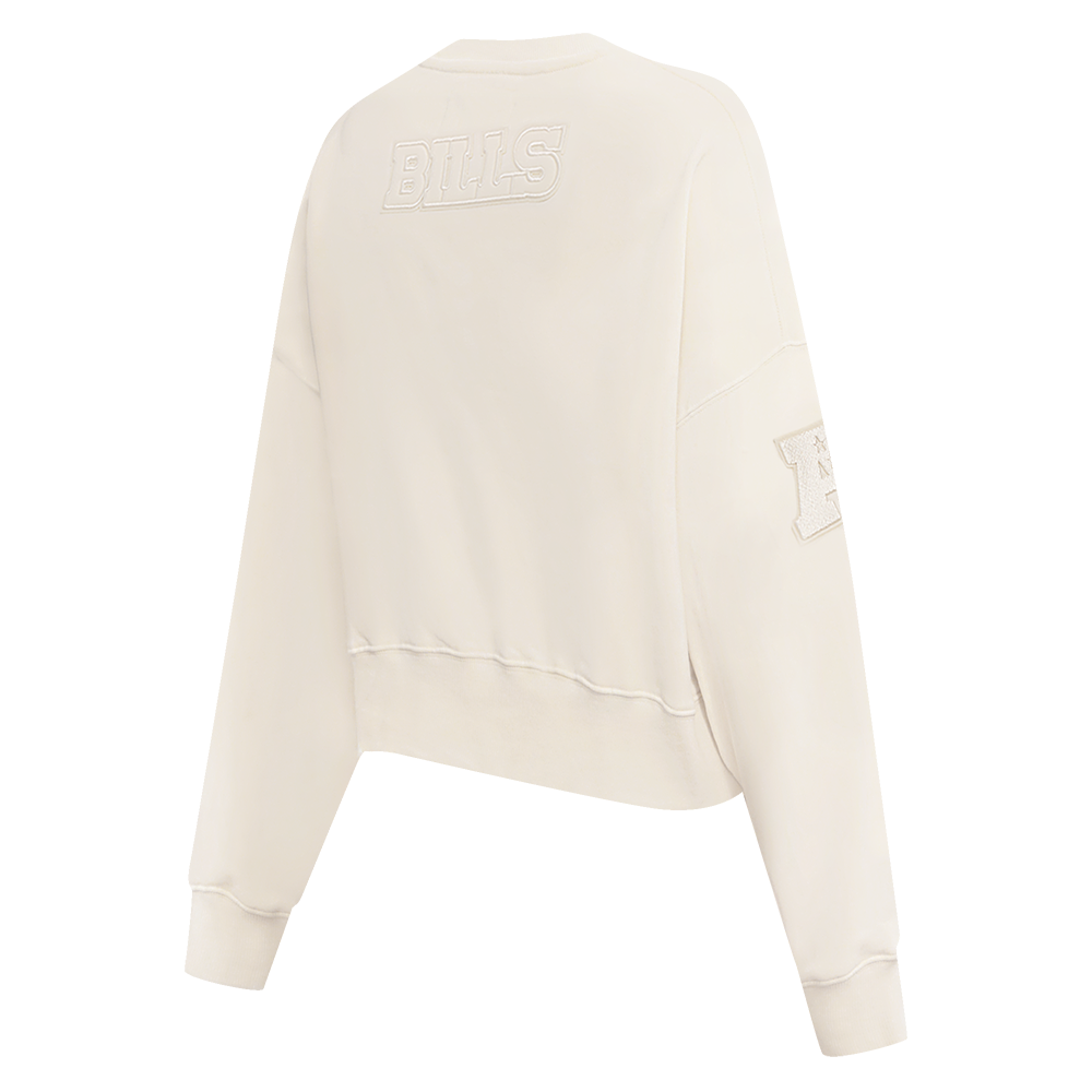 NFL BUFFALO BILLS NEUTRAL WOMEN'S CREWNECK (EGGSHELL)