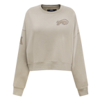 NFL BUFFALO BILLS NEUTRAL WOMEN'S CREWNECK (TAUPE)