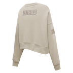 NFL BUFFALO BILLS NEUTRAL WOMEN'S CREWNECK (TAUPE)