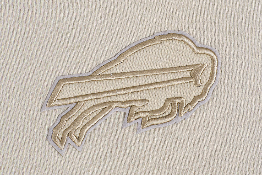 NFL BUFFALO BILLS NEUTRAL CHANDAIL À CAPUCHON COURT POUR FEMME (TAUPE)