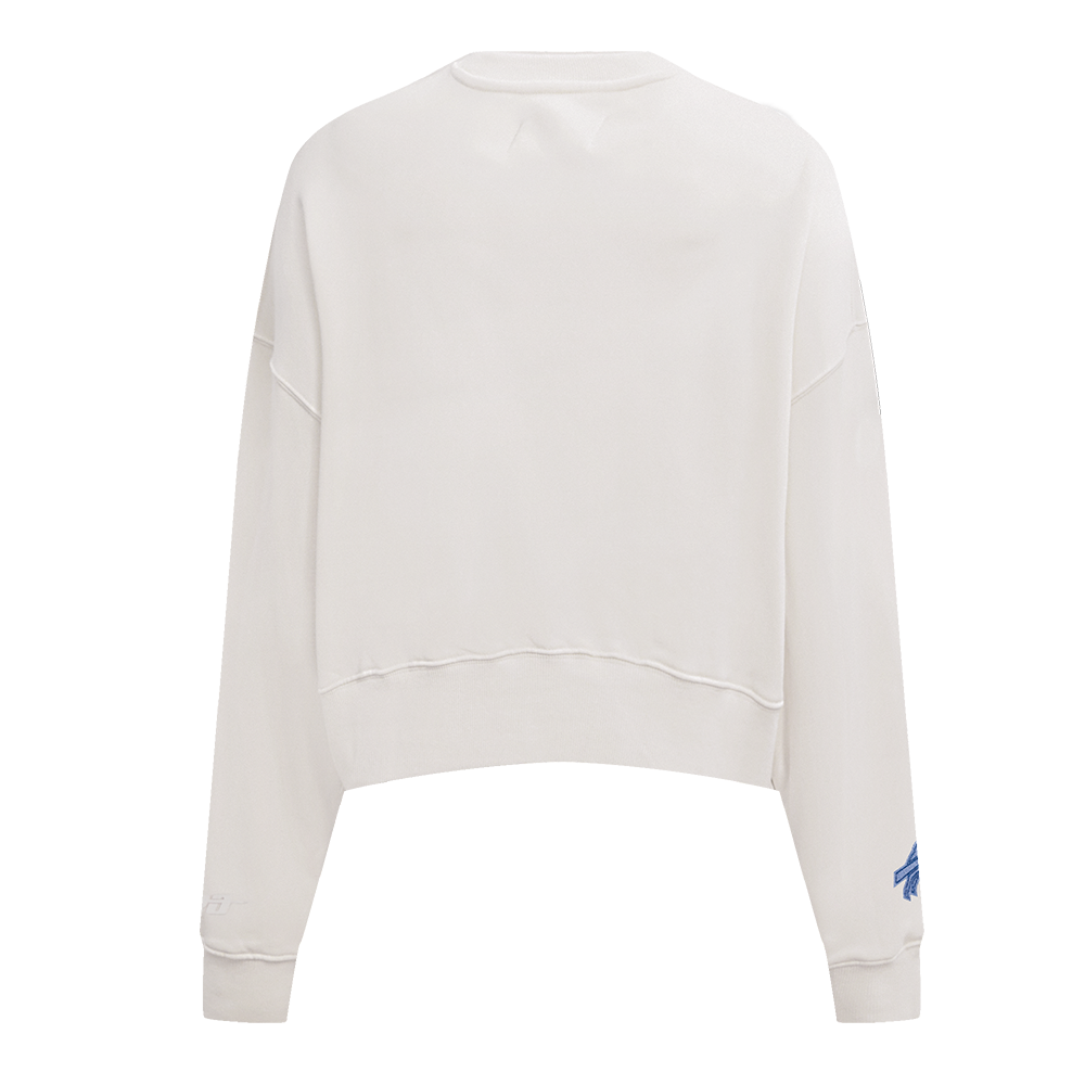 NFL BUFFALO BILLS VARSITY BLUES WOMEN'S CREWNECK (LINEN)
