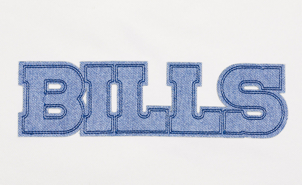 NFL BUFFALO BILLS VARSITY BLUES WOMEN'S CREWNECK (LINEN)