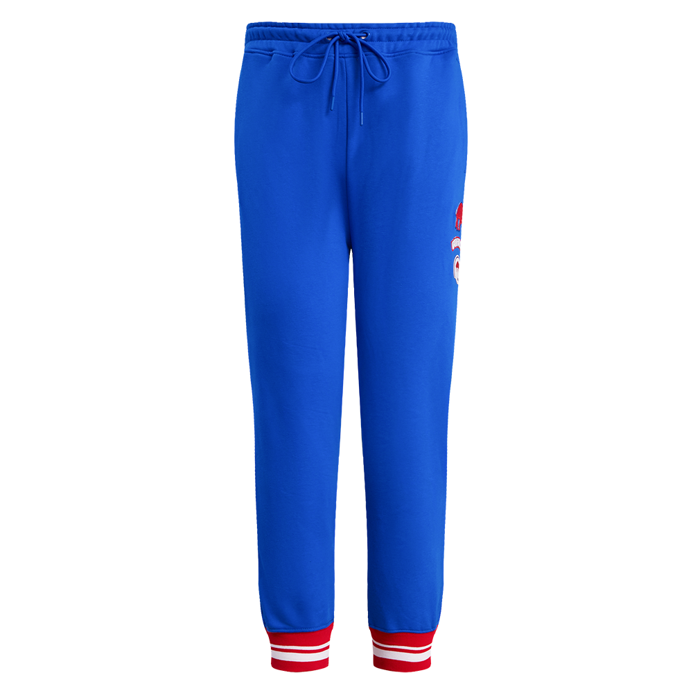NFL BUFFALO BILLS RETRO CLASSIC PANTALON OUATÉ POUR FEMME (BLEU ROYAL/ROUGE)