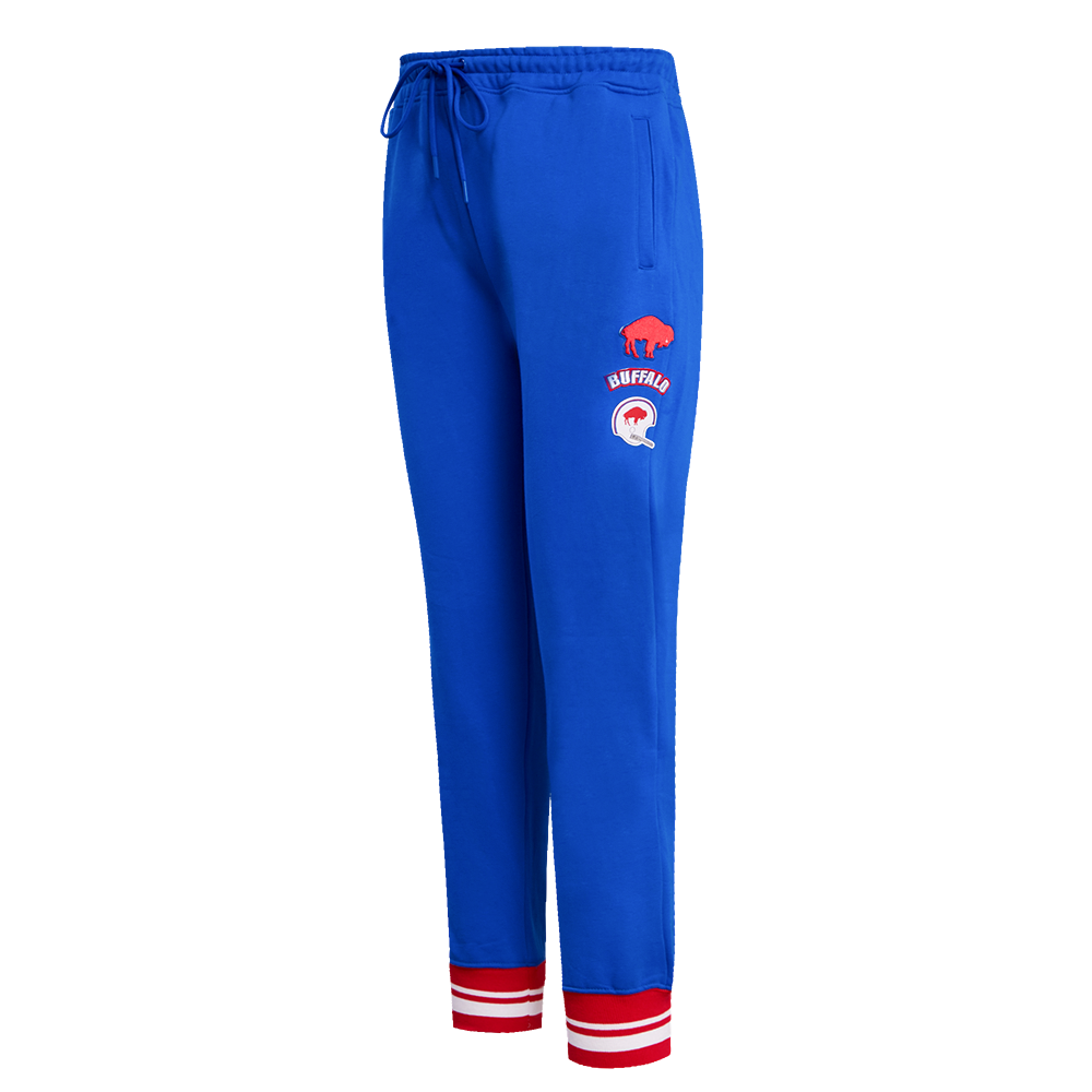 NFL BUFFALO BILLS RETRO CLASSIC WOMEN'S SWEATPANT (ROYAL BLUE/RED)
