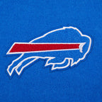 NFL BUFFALO BILLS CLASSIC BLOUSON COLLÉGIAL EN LAINE POUR FEMME (BLEU ROYAL/BLANC)