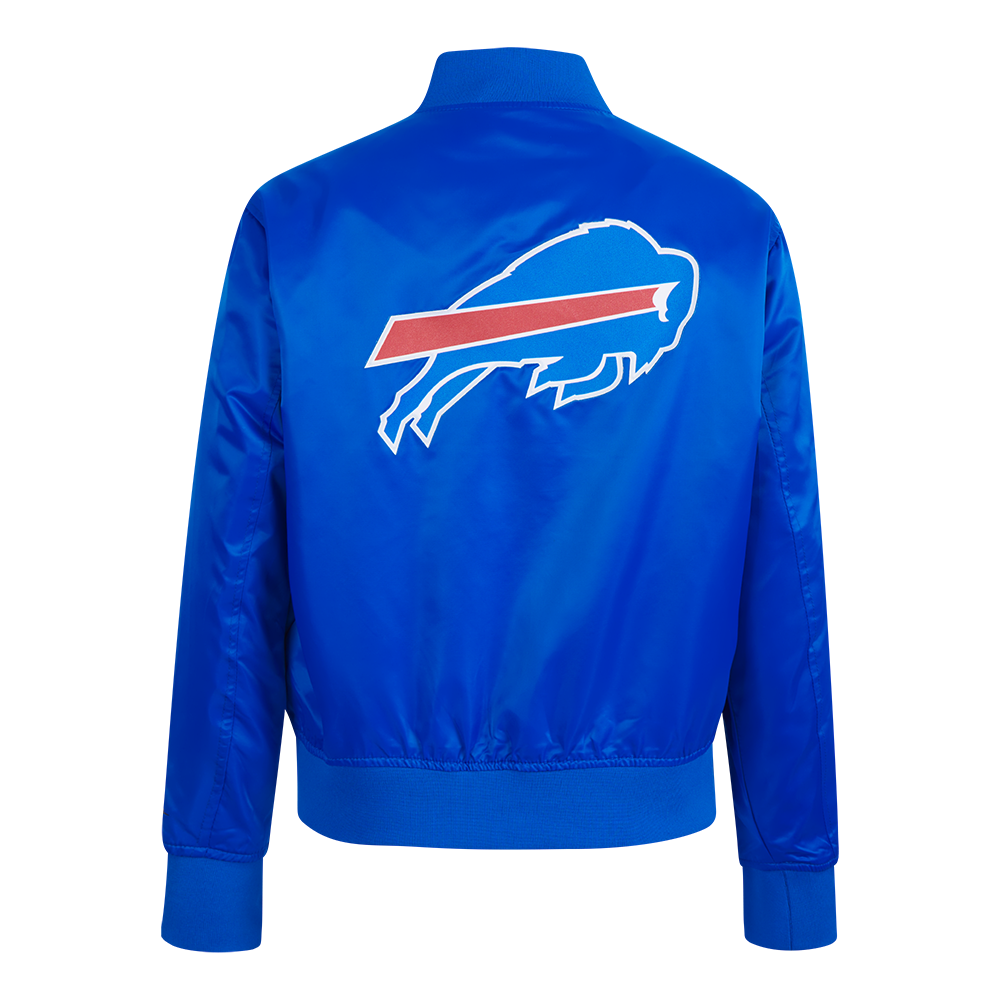 NFL BUFFALO BILLS CLASSIC WOMEN'S SATIN JACKET (ROYAL BLUE)