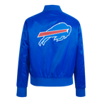 NFL BUFFALO BILLS CLASSIC WOMEN'S SATIN JACKET (ROYAL BLUE)