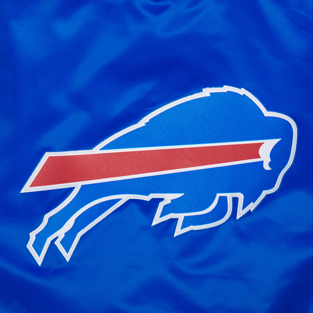 NFL BUFFALO BILLS CLASSIC WOMEN'S SATIN JACKET (ROYAL BLUE)