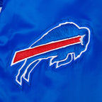 NFL BUFFALO BILLS CLASSIC WOMEN'S SATIN JACKET (ROYAL BLUE)
