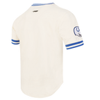 NFL BALTIMORE COLTS RETRO CLASSIC T-SHIRT EN MAILLE DOUBLE POUR HOMME (COQUILLE D'ŒUF/BLEU ROYAL)