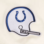 NFL BALTIMORE COLTS RETRO CLASSIC T-SHIRT EN MAILLE DOUBLE POUR HOMME (COQUILLE D'ŒUF/BLEU ROYAL)