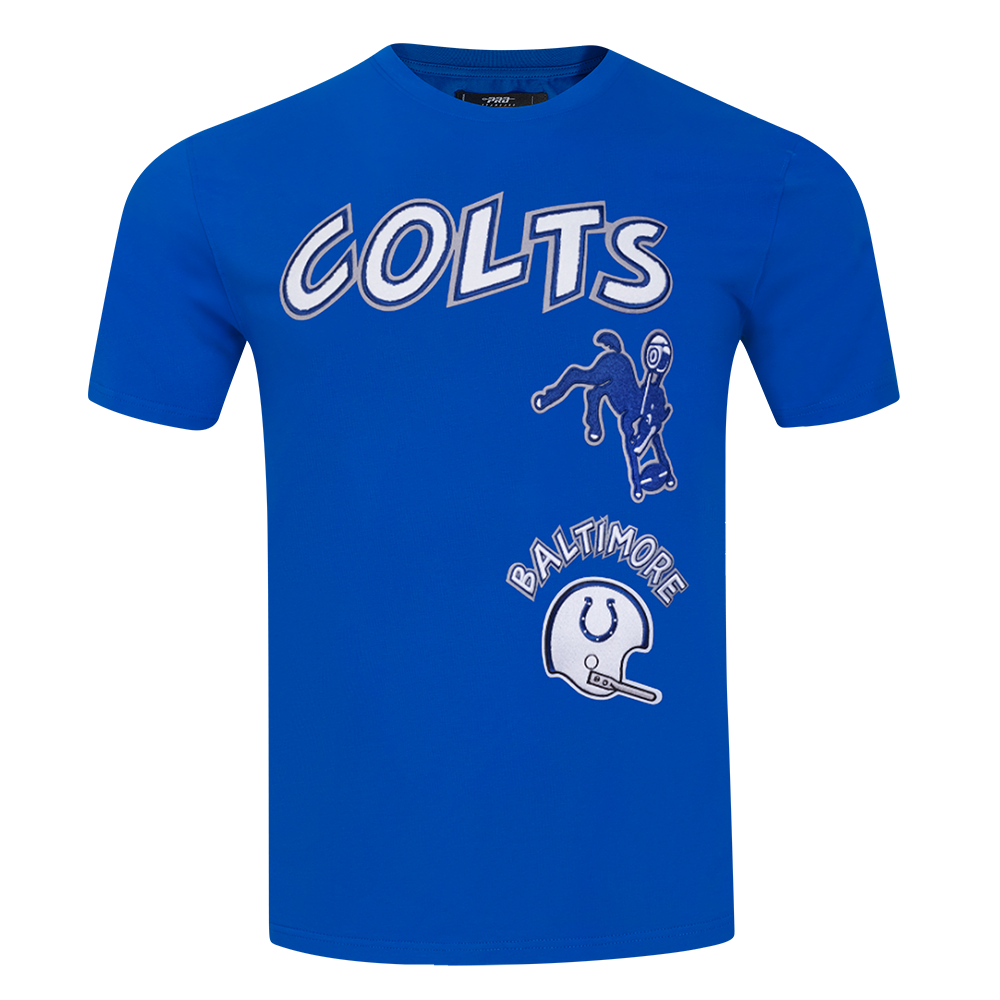 NFL BALTIMORE COLTS RETRO CLASSIC MEN'S STRIPED TEE (ROYAL BLUE)