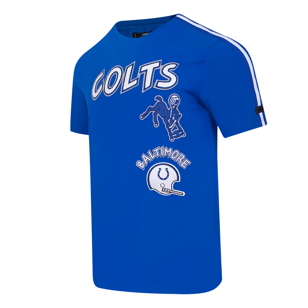 NFL BALTIMORE COLTS RETRO CLASSIC MEN'S STRIPED TEE (ROYAL BLUE)
