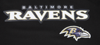 NFL BALTIMORE RAVENS CLASSIC MESH MEN'S SINGLE JERSEY STRIPED TEE (BLACK)