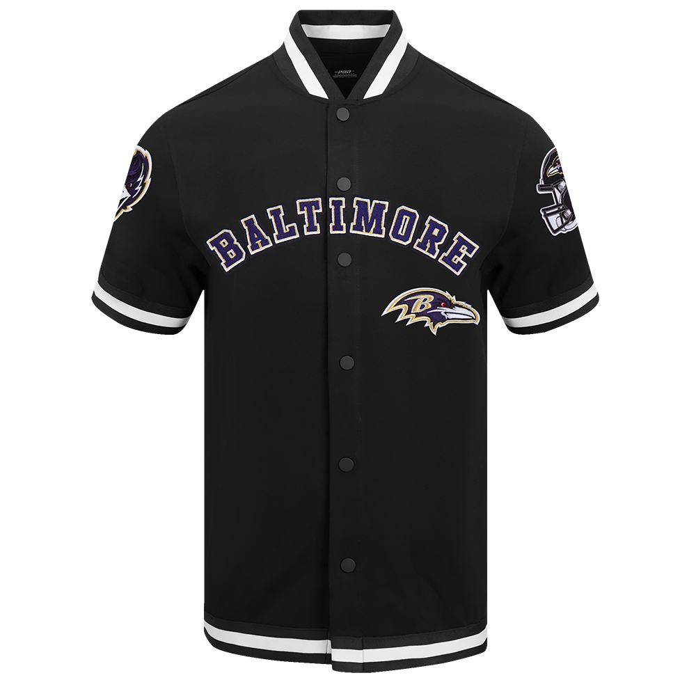 NFL BALTIMORE RAVENS CLASSIC BLOUSON D'ÉCHAUFFEMENT POUR HOMME (NOIR)