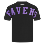 NFL BALTIMORE RAVENS WINGSPAN T-SHIRT À ÉPAULES TOMBANTES POUR HOMME (NOIR)