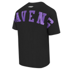 NFL BALTIMORE RAVENS WINGSPAN T-SHIRT À ÉPAULES TOMBANTES POUR HOMME (NOIR)
