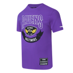 NFL BALTIMORE RAVENS BORN FOR SPORT T-SHIRT EN JERSEY SIMPLE POUR HOMME (VIOLET)