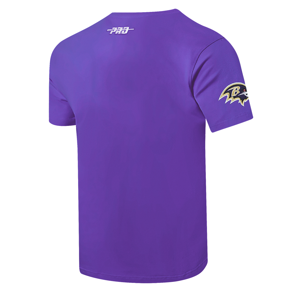 NFL BALTIMORE RAVENS BORN FOR SPORT T-SHIRT EN JERSEY SIMPLE POUR HOMME (VIOLET)