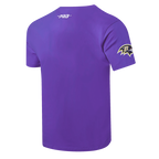 NFL BALTIMORE RAVENS BORN FOR SPORT T-SHIRT EN JERSEY SIMPLE POUR HOMME (VIOLET)