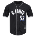 NFL BALTIMORE RAVENS RAYMOND LEWIS JR #52 MESH BOUTONNÉ POUR HOMME (NOIR)