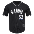 NFL BALTIMORE RAVENS RAYMOND LEWIS JR #52 MESH BOUTONNÉ POUR HOMME (NOIR)