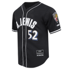 NFL BALTIMORE RAVENS RAYMOND LEWIS JR #52 MESH BOUTONNÉ POUR HOMME (NOIR)
