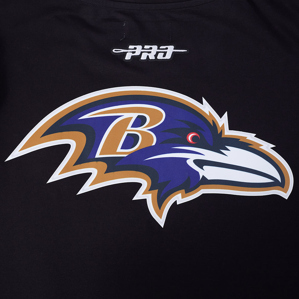 NFL BALTIMORE RAVENS LAMAR JACKSON #8 CLASSIC PNN MEN'S SJ TEE (BLACK)