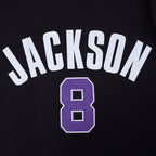 NFL BALTIMORE RAVENS LAMAR JACKSON #8 CLASSIC PNN MEN'S SJ TEE (BLACK)