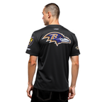 NFL BALTIMORE RAVENS LAMAR JACKSON #8 CLASSIC PNN MEN'S SJ TEE (BLACK)