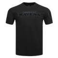 NFL BALTIMORE RAVENS TRIPLE BLACK CHEMISE POUR HOMME (NOIR)
