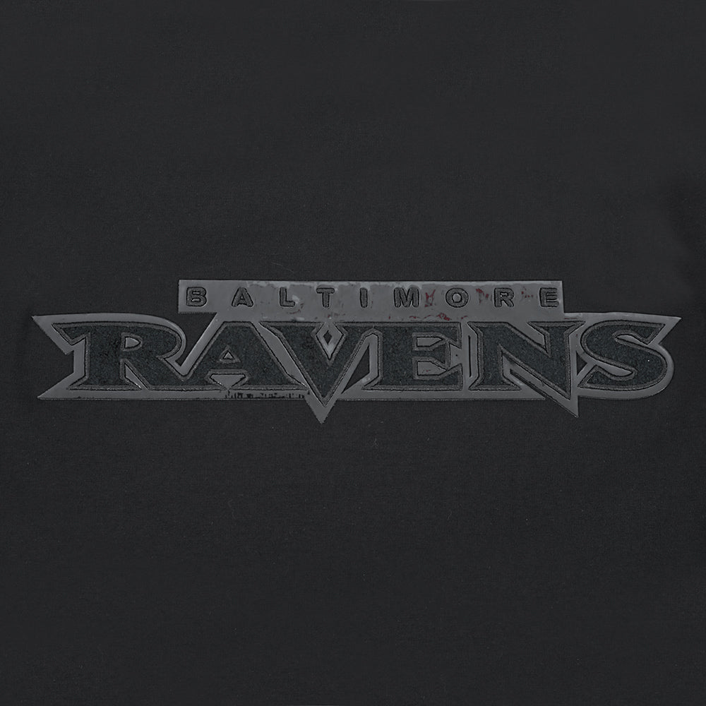 NFL BALTIMORE RAVENS TRIPLE BLACK CHEMISE POUR HOMME (NOIR)
