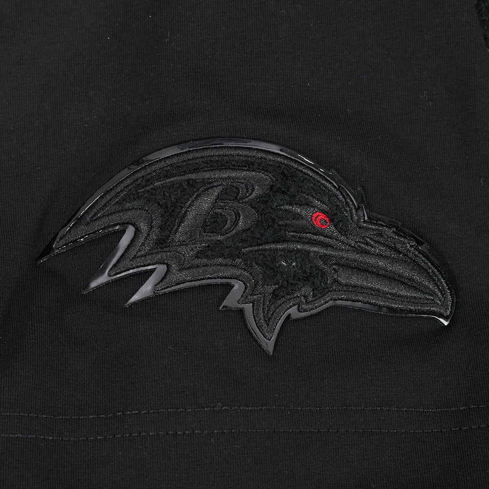 NFL BALTIMORE RAVENS TRIPLE BLACK CHEMISE POUR HOMME (NOIR)