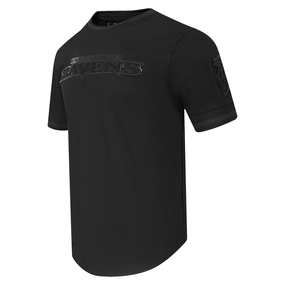 NFL BALTIMORE RAVENS TRIPLE BLACK MEN'S LOGO PRO TEAM SHORT SLEEVE (TRIPLE BLACK MEN'S)