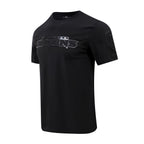 NFL BALTIMORE RAVENS TRIPLE BLACK LOGO PRO TEAM MEN'S TEE (TRIPLE BLACK)