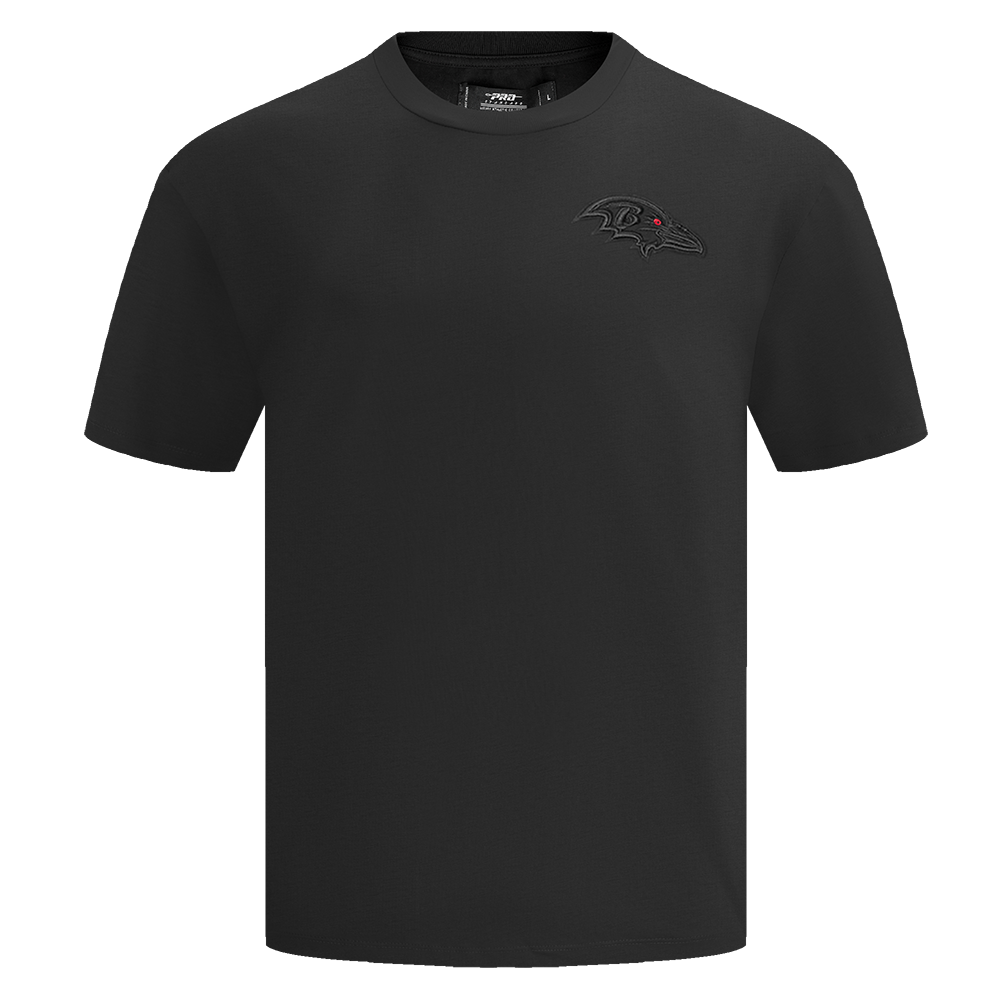 NFL BALTIMORE RAVENS NEUTRAL T-SHIRT À ÉPAULES TOMBANTES POUR HOMME (NOIR)