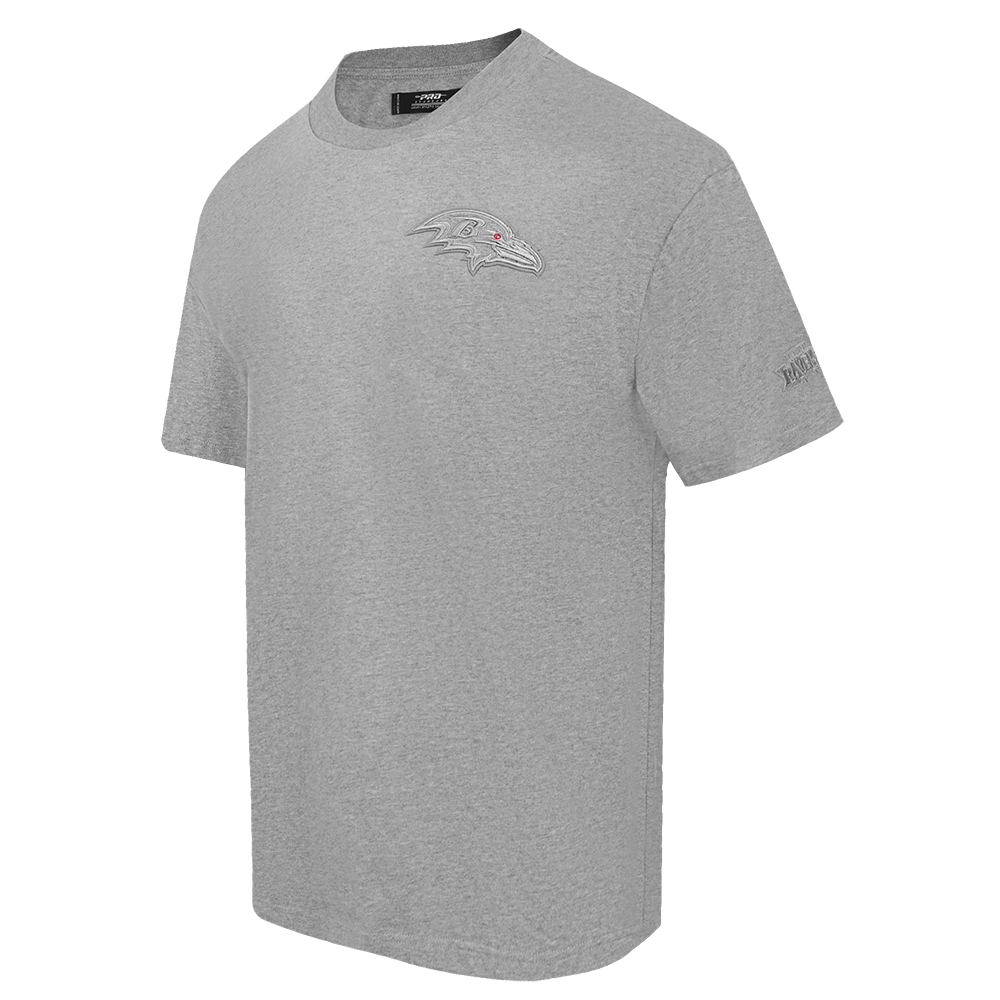 NFL BALTIMORE RAVENS NEUTRAL T-SHIRT À ÉPAULES TOMBANTES POUR HOMME (GRIS CHINÉ FONCÉ)
