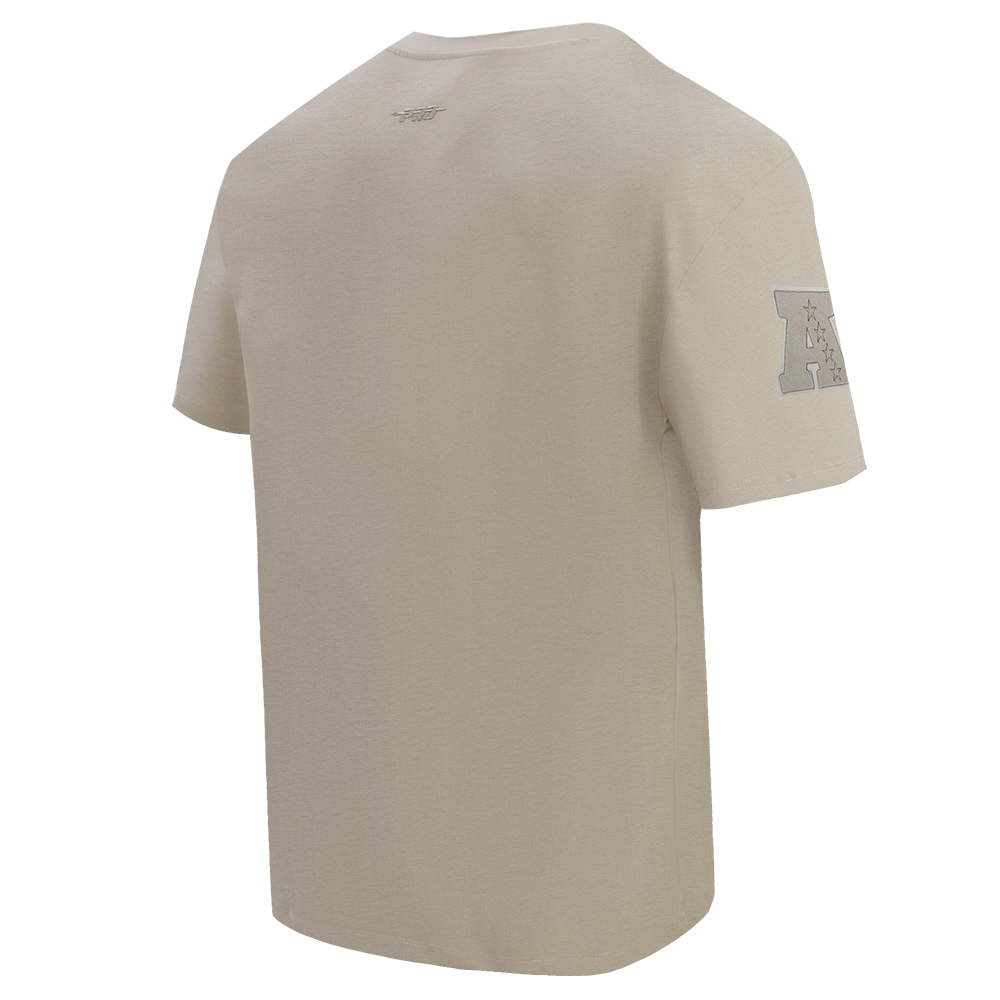 NFL BALTIMORE RAVENS NEUTRAL MEN'S DROP SHOULDER TEE (TAUPE)