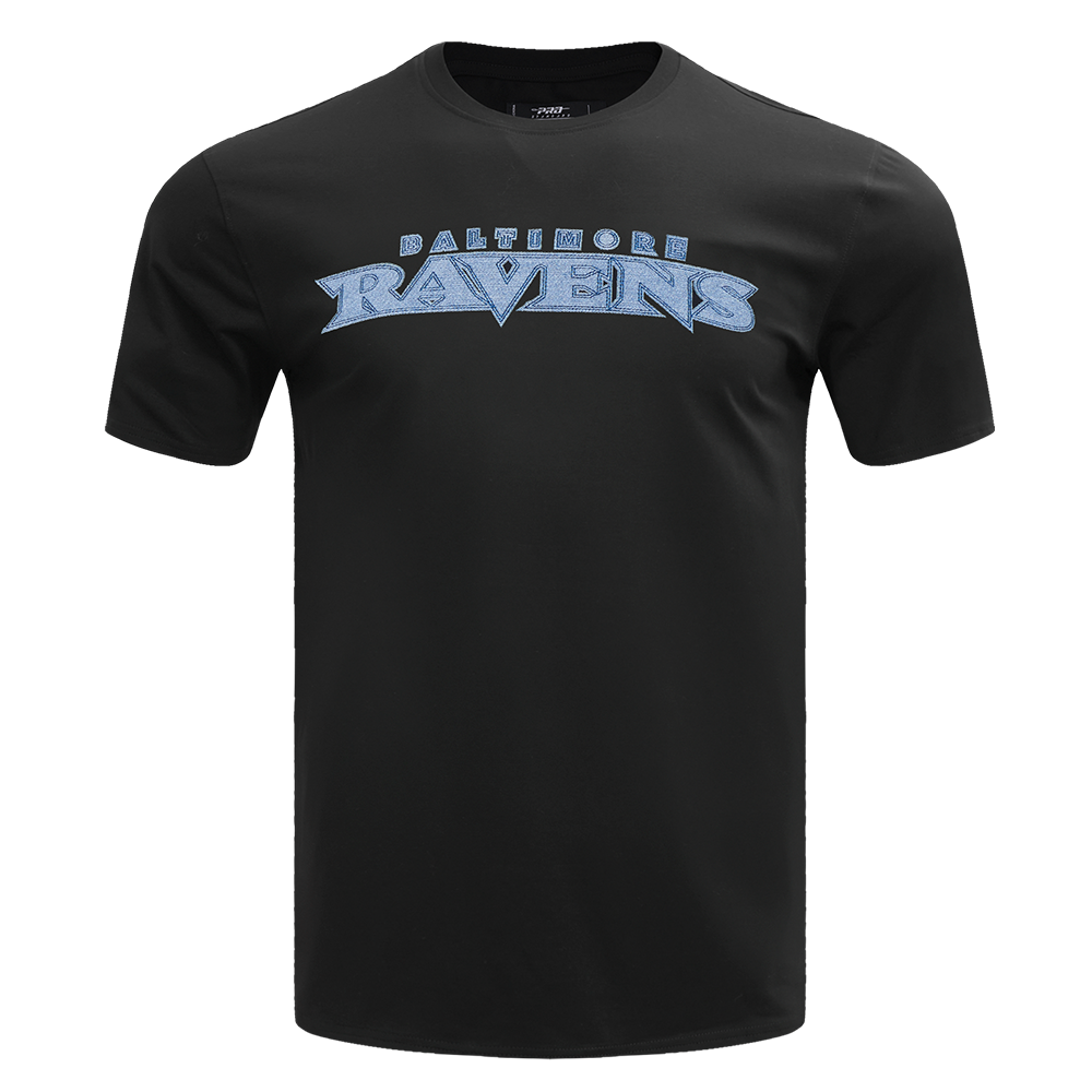 NFL BALTIMORE RAVENS VARSITY BLUES T-SHIRT POUR HOMME (NOIR)