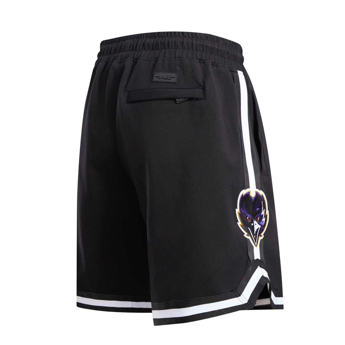 NFL BALTIMORE RAVENS CLASSIC CHENILLE MEN'S SHORT (BLACK)